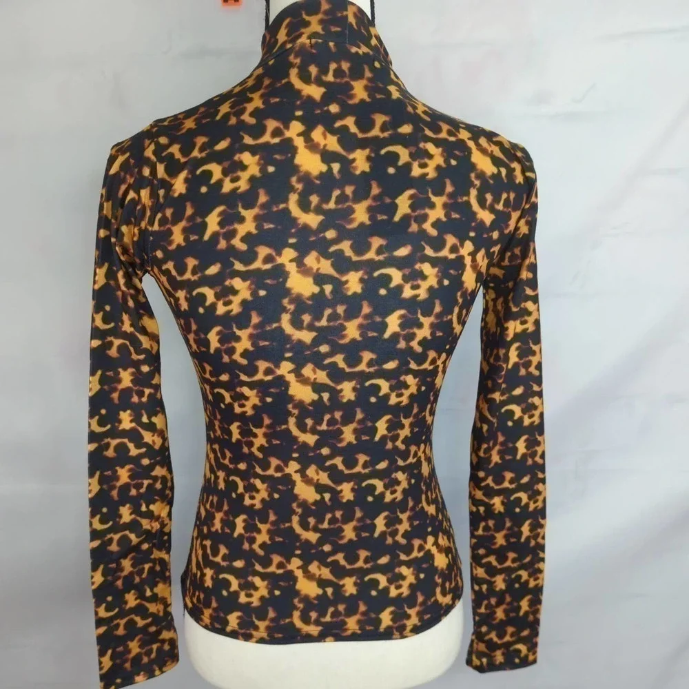 NWT | Daisy Street Cropped Mock Neck Long Sleeve Top - Picture 5 of 8
